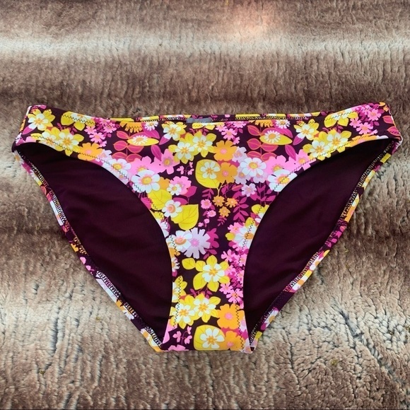 Aerie Floral Swim Bikini Bottoms - Picture 1 of 6